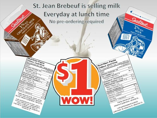 Milk sale graphics